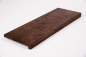 Preview: Windowsill Oak Select Natur A/B 26 mm, finger joint lamella, walnut oiled, with overhang